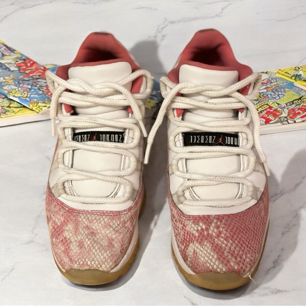 Women’s Jordan 11 XI Retro Low Pink Snakeskin (2019)